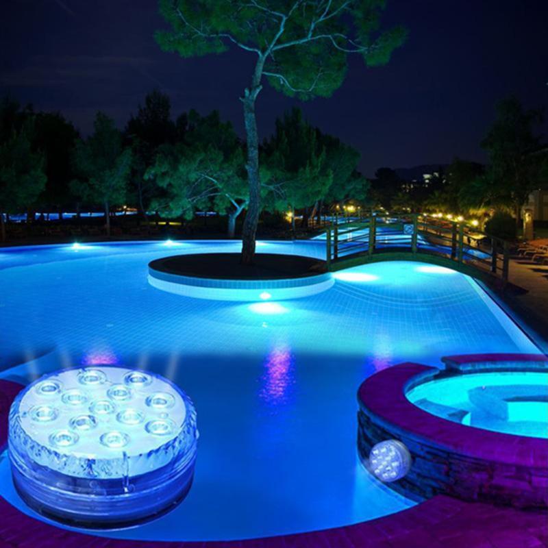 LED-Tauchlicht mit Fernbedienung für Pool und Aquarium -    Zorenza