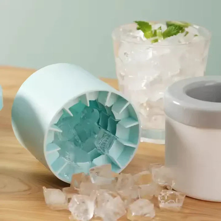 Silikon-Eiswürfelform – Eiswürfel auf einen Schlag Zorenza