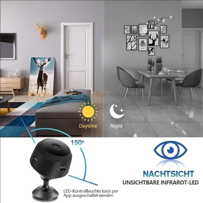 Mini Überwachungskamera WiFi mit Magnet und Nachtsicht -    Zorenza