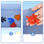 Wasser-Gelee-Kreativset mit bunten Farben und Formen -    Zorenza