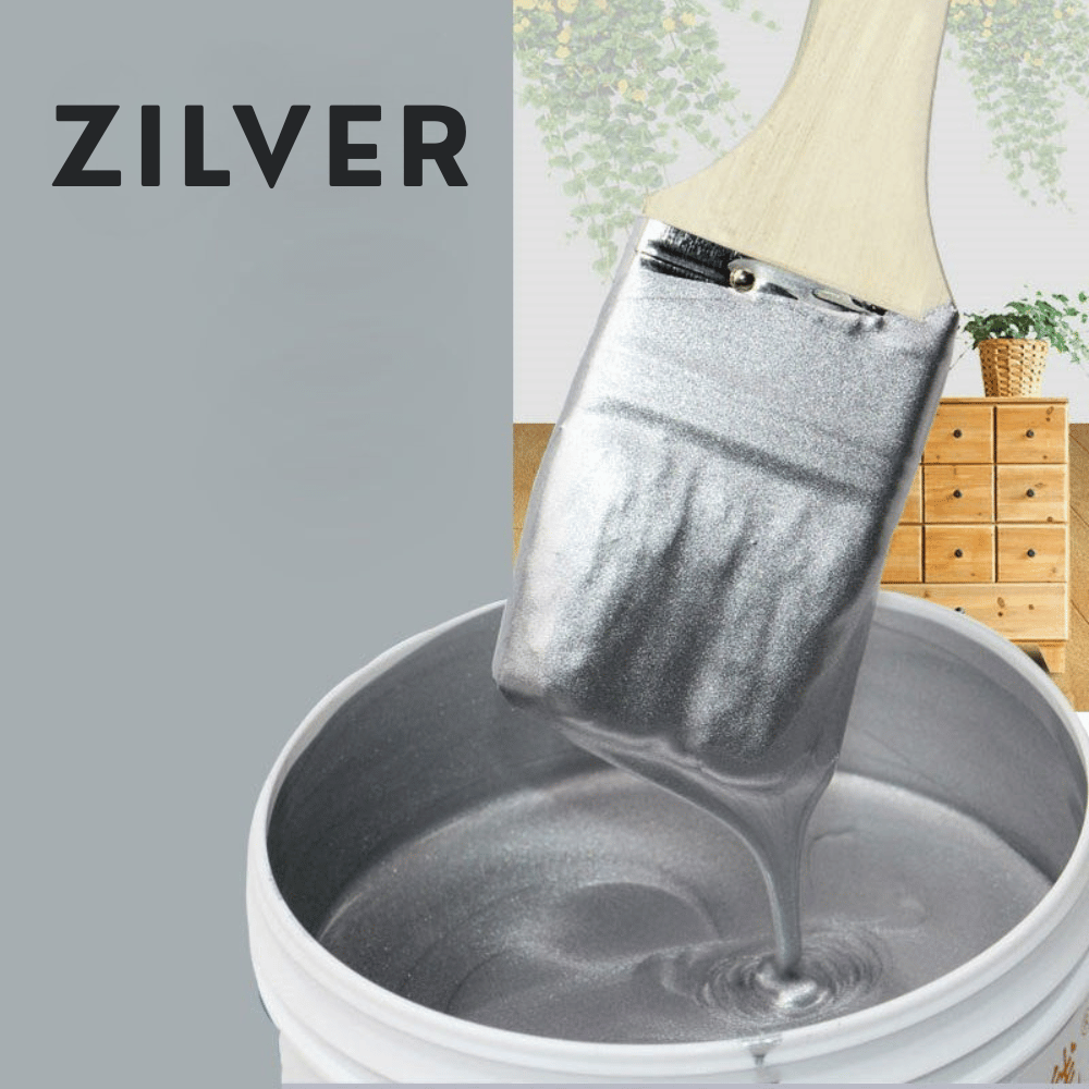Metallic Farbe wasserlöslich mit Pinsel -    Zorenza