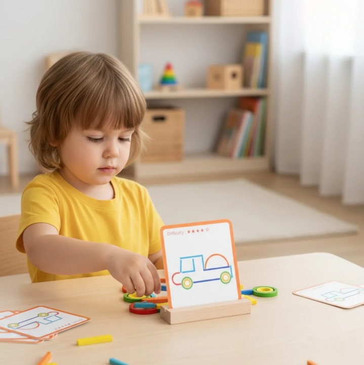 Holzpuzzle für Kinder – Konzentration und Logik spielerisch fördern Zorenza