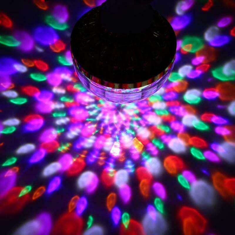 LED Discokugel mit E27 Fassung und Rotationsfunktion -    Zorenza