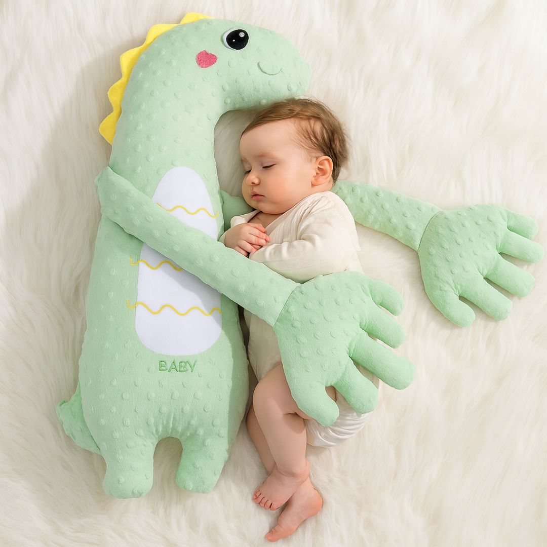 Baby Schlafkissen Dinosaurier mit beruhigender Klopffunktion -    Zorenza