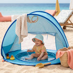 Baby-Strandzelt mit integriertem Planschbecken und UPF 50 -    Zorenza
