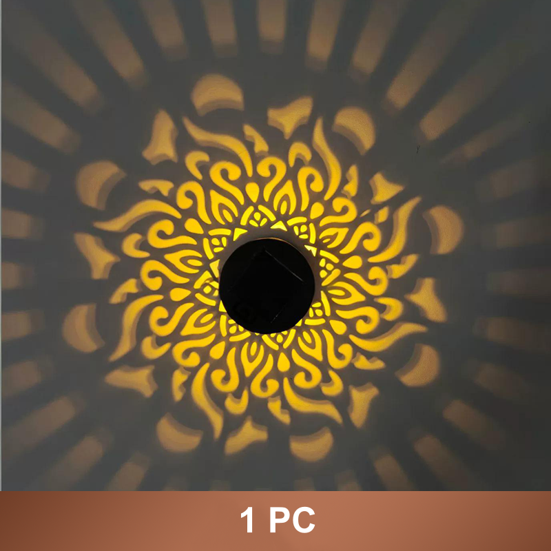 Solar-Projektionsleuchte mit Mandala-Muster -    Zorenza
