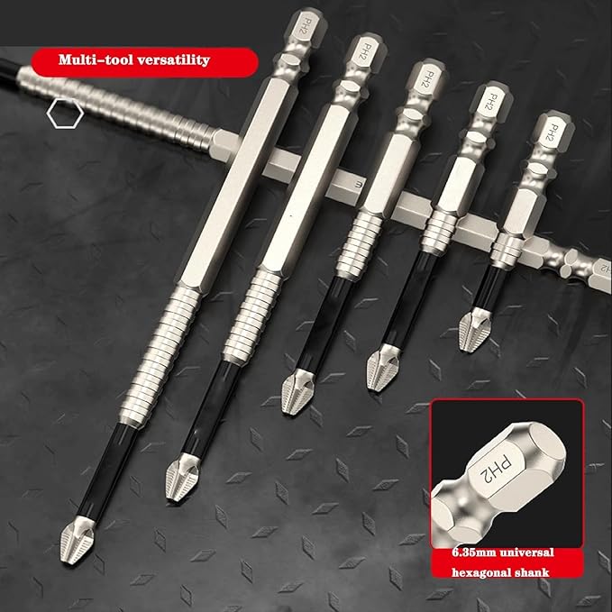 Magnetisches Schrauberbit-Set – Kein Abrutschen mehr (6er-Set) Zorenza
