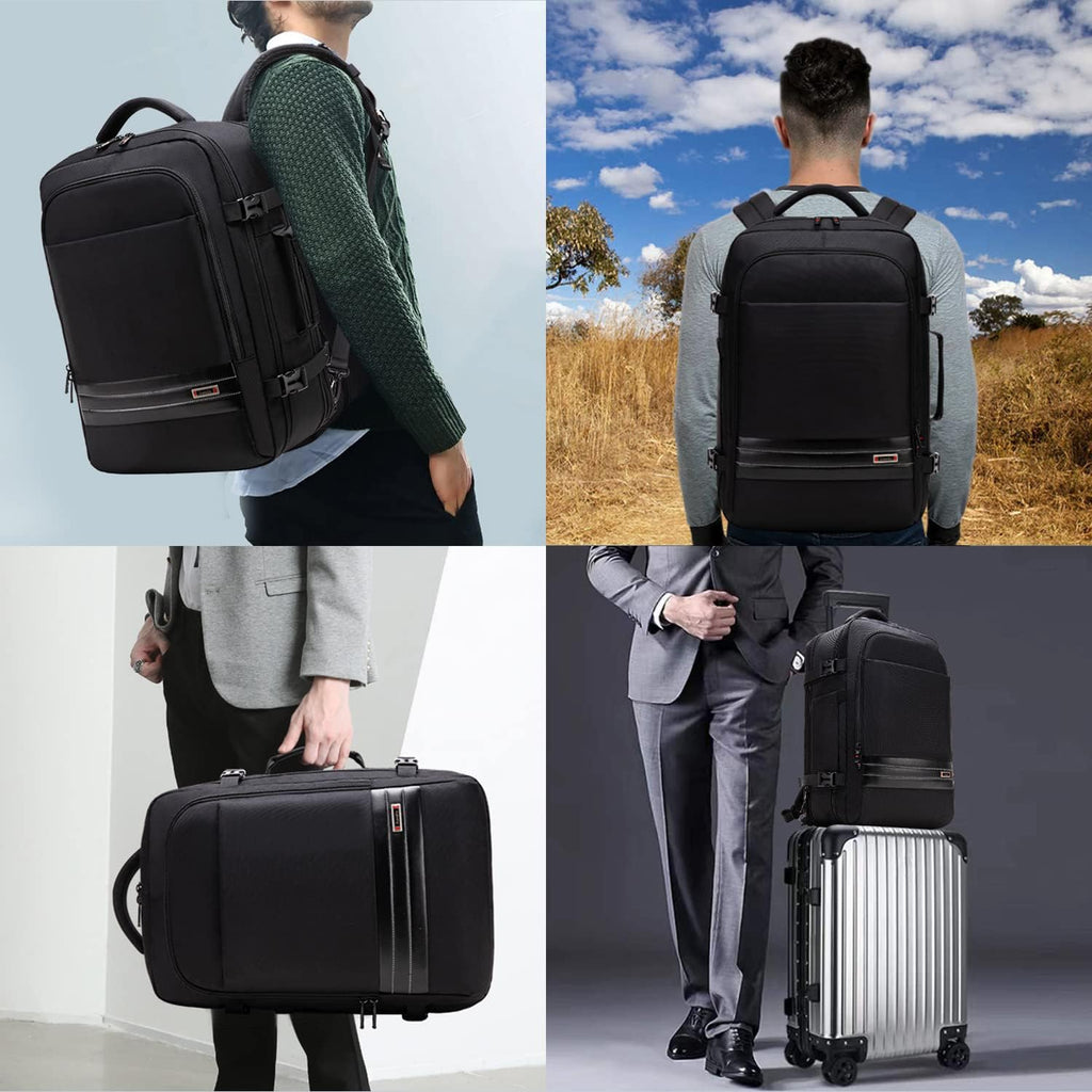 Erweiterbarer Reiserucksack 45-55L mit Laptopfach – Wasserdicht -    Zorenza