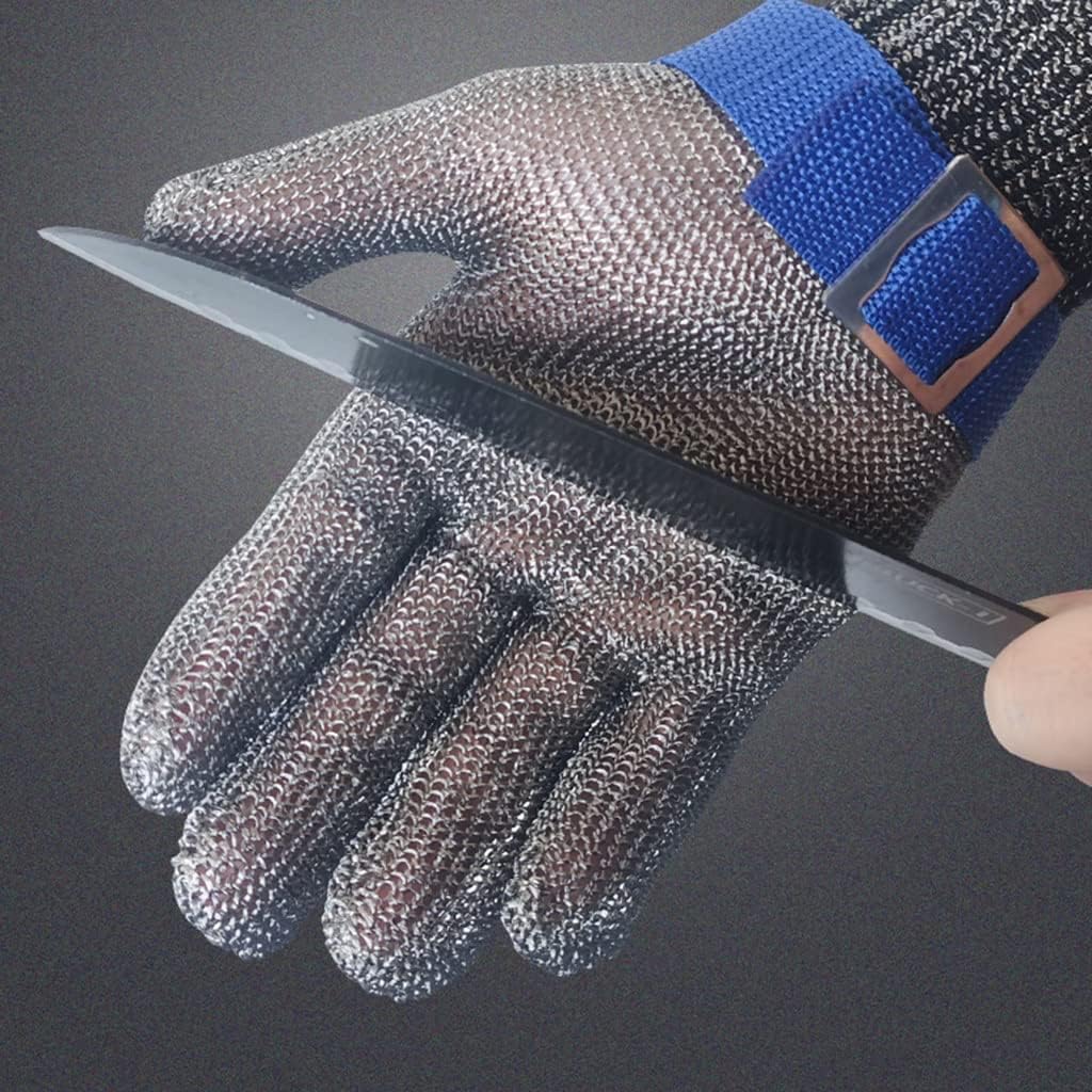 Stahlgeflecht-Schnittschutzhandschuh – Sicheres Schneiden & Reiben -    Zorenza