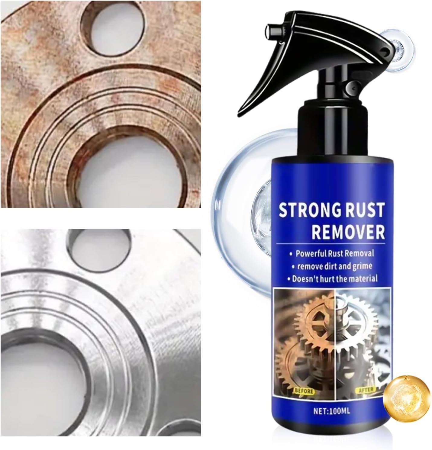 Rostentferner Spray – löst Rost ohne Schrubben -    Zorenza