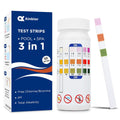 Pool-Teststreifen 3-in-1 für Chlor, pH-Wert und Alkalinität -    Zorenza