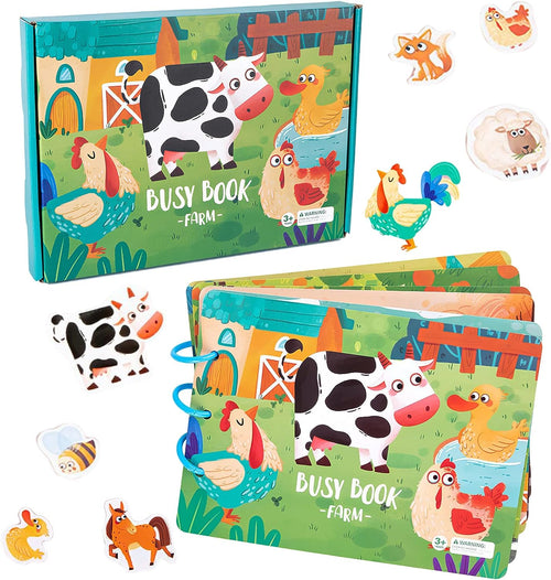Busy Book Montessori – Interaktives Lernbuch für Kinder -    Zorenza