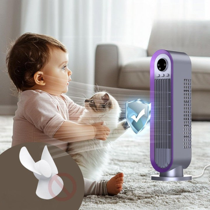 Turmventilator Leise Oszillierend – Luftkühlung für Wohnzimmer -    Zorenza