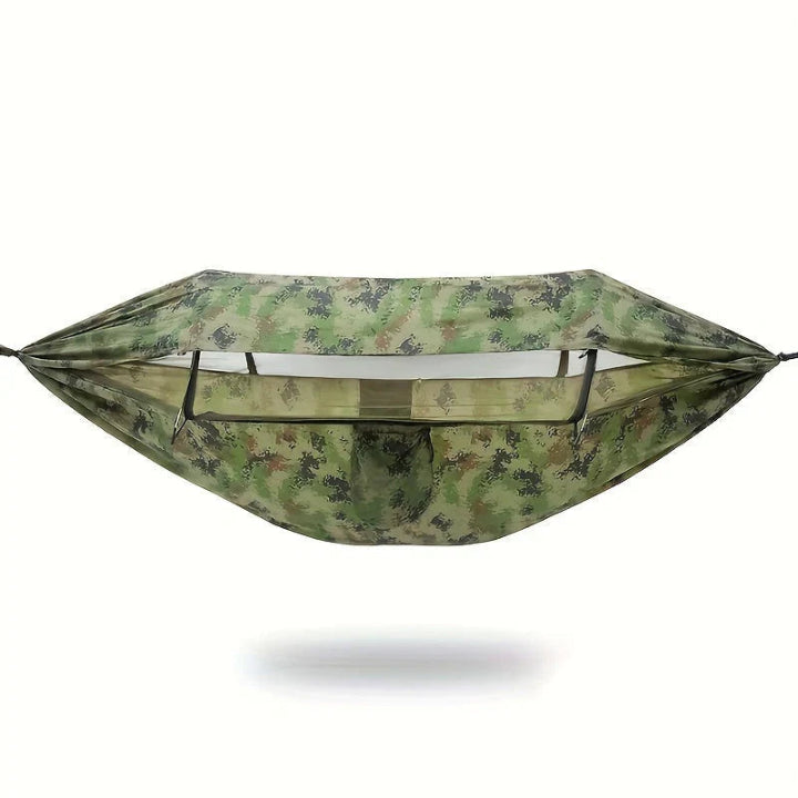 Outdoor-Hängematte mit Moskitonetz und Sonnenschutz -    Zorenza