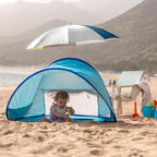Baby-Strandzelt mit integriertem Planschbecken und UPF 50 -    Zorenza