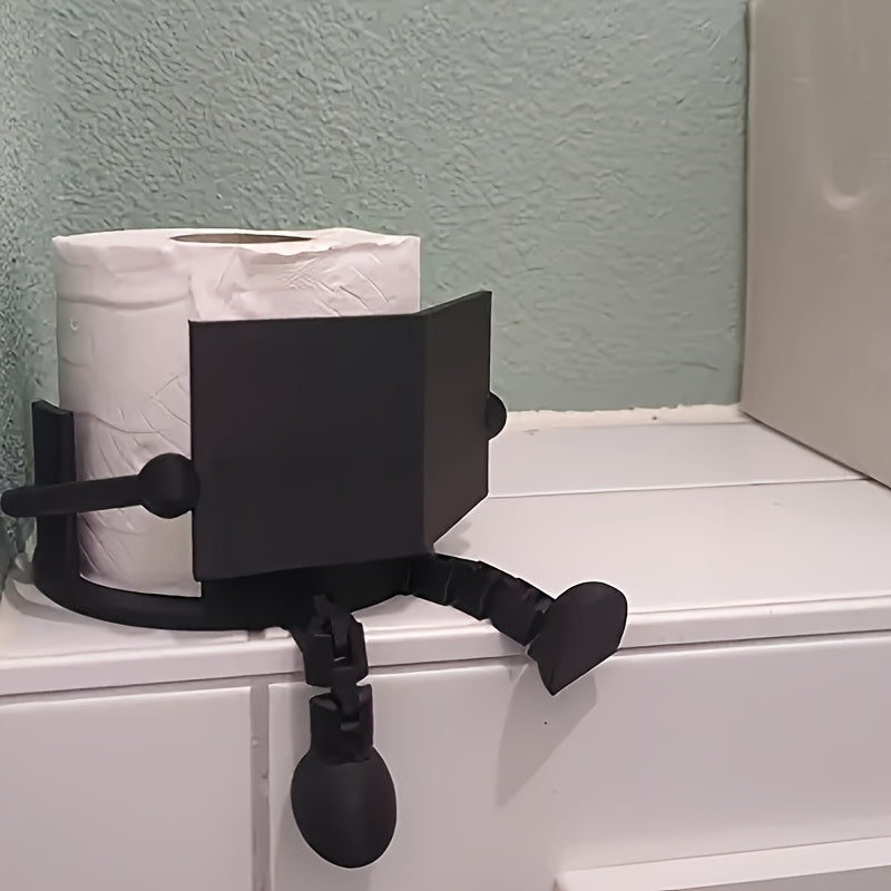 Toilettenpapierhalter mit verstellbarem Arm aus Harz -    Zorenza