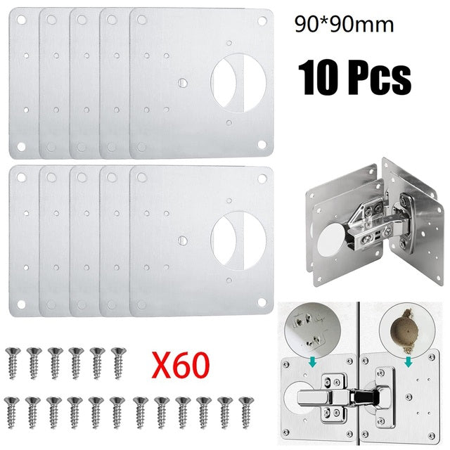 Scharnierplatten-Set für Küchenschränke -    Zorenza