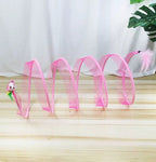 Katzen Spieltunnel mit Spiralform – Interaktives Jagdspielzeug -    Zorenza