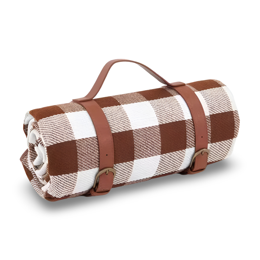 Picknickdecke Wasserdicht mit Tragegurt – PEVA Material -    Zorenza