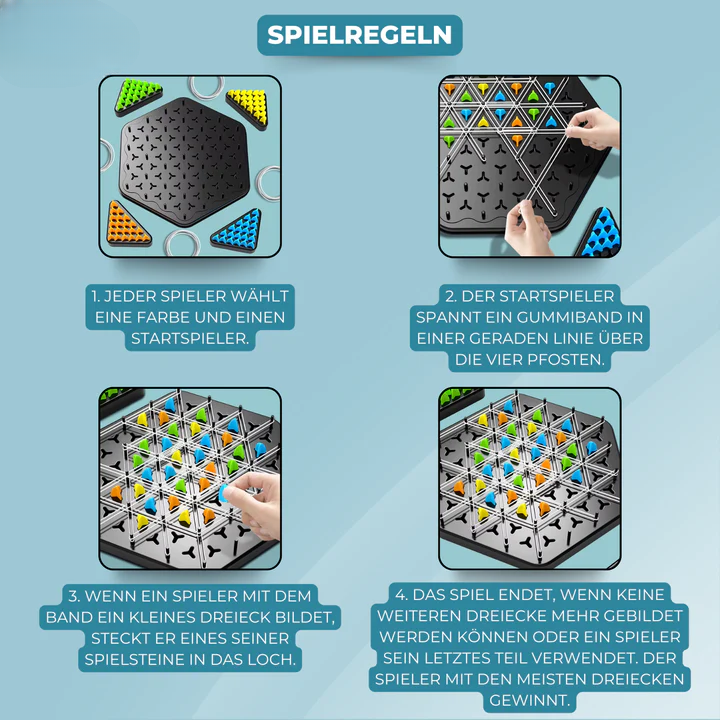 Strategie-Dreieckspiel – Dreiecke bilden, das Spielfeld dominieren Zorenza