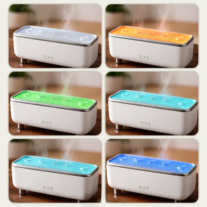 Aroma-Diffuser mit Quallen-Nebeleffekt und LED-Licht Zorenza