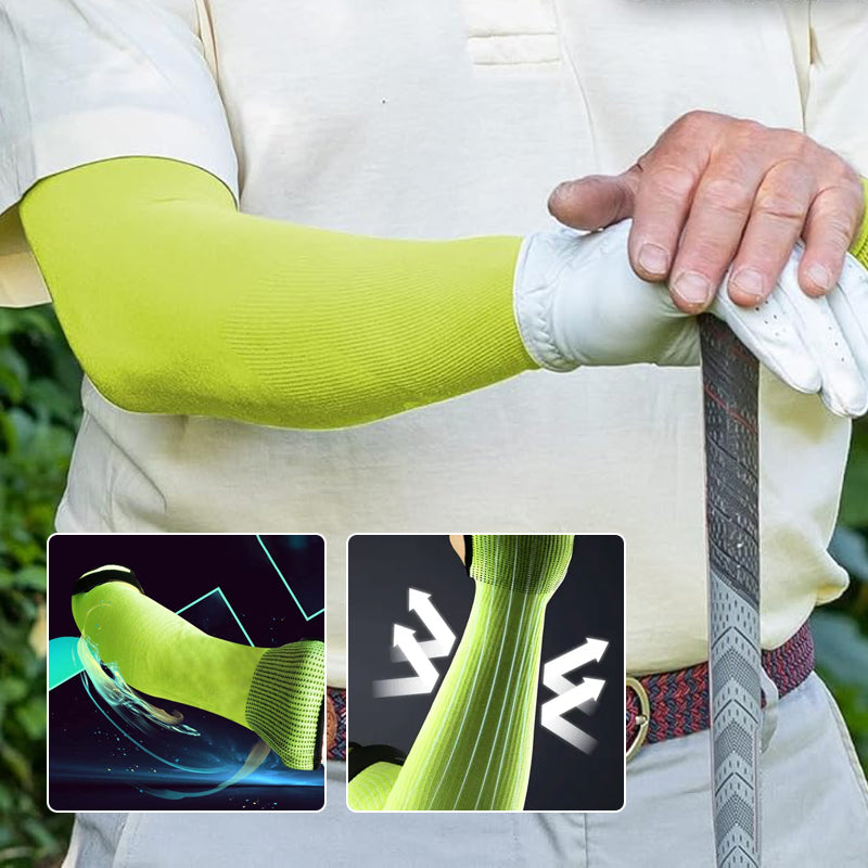 Schnittschutz Armschützer mit Daumenloch und Klettverschluss -    Zorenza