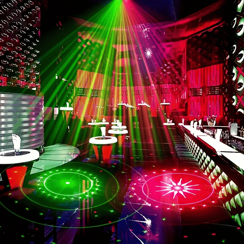 Laser Partybeleuchtung mit Fernbedienung und Musiksteuerung -    Zorenza