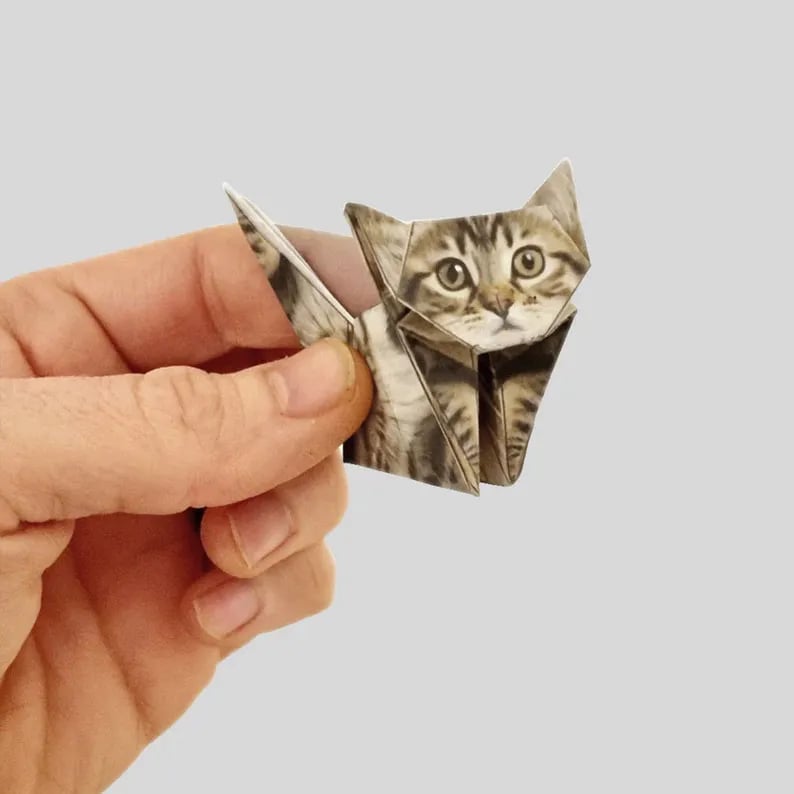 Origami-Bastelset zum Falten – 50 Tierfiguren aus Papier -    Zorenza