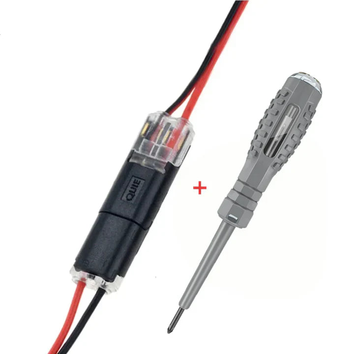 2-polige Schnellverbinder für Kabel – Ohne Abisolieren – 50-teiliges Set Zorenza
