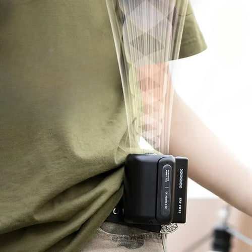 Clip-Lüfter mit Gürtelhalterung – handsfrei kühlen -    Zorenza