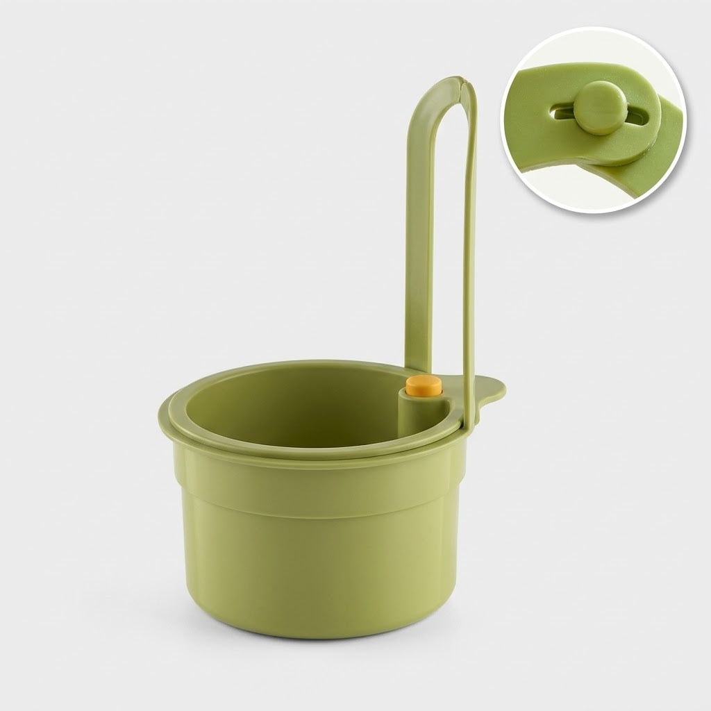 Hänge-Sieb für den Wasserhahn mit Klick-Entleerung, 14,2 cm -    Zorenza