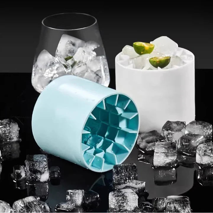 Silikon-Eiswürfelform – Eiswürfel auf einen Schlag Zorenza