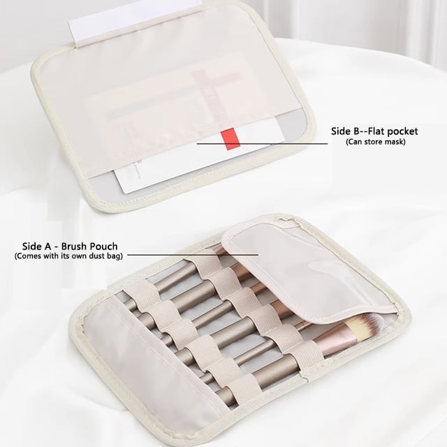 Kosmetiktasche mit transparenten Fächern -    Zorenza