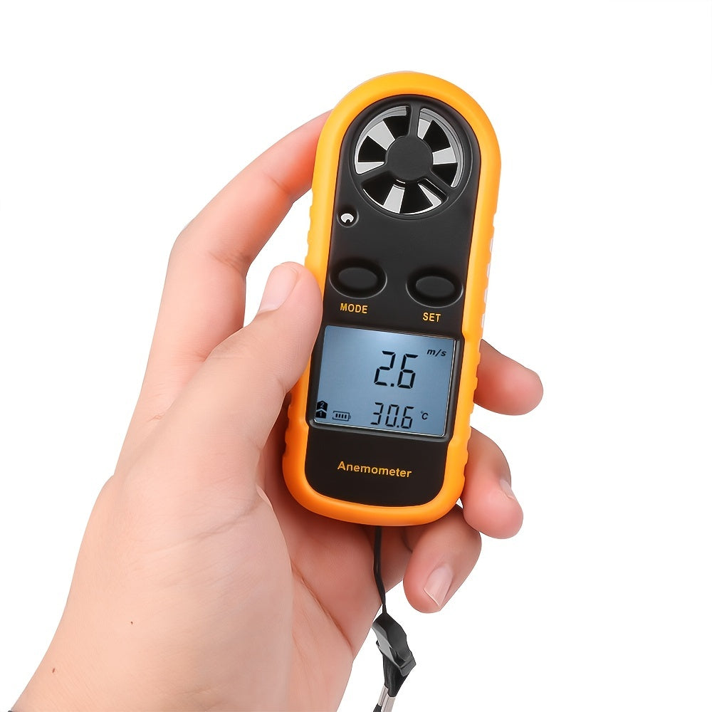 Windmessgerät Digital mit LCD-Display für Outdoor-Aktivitäten -    Zorenza