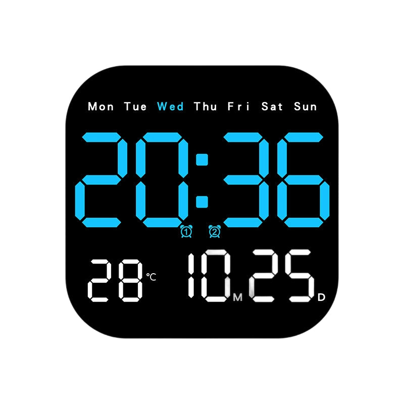 Digitale Wanduhr LED mit Fernbedienung -    Zorenza