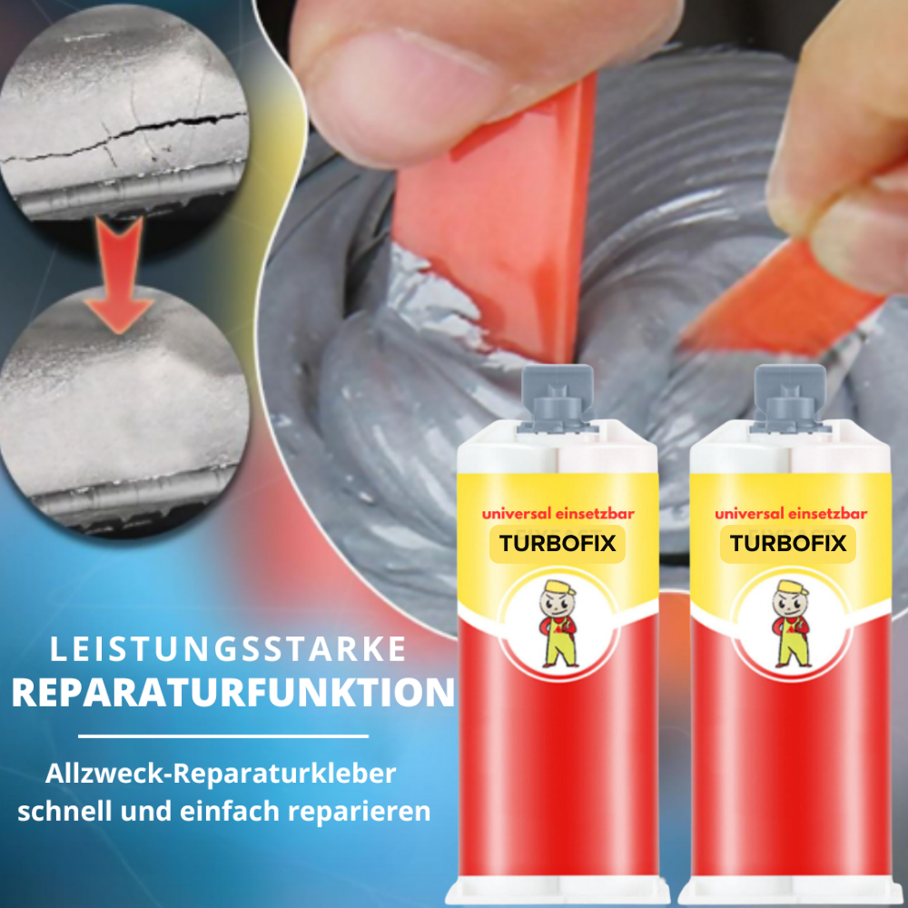 Reparaturkleber 2-Komponenten Industriestärke für Metall, Holz, Kunststoff -    Zorenza