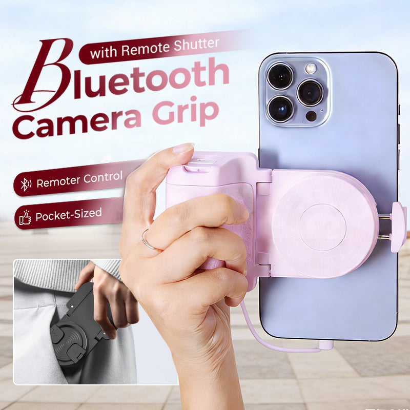 Smartphone-Griff mit Bluetooth-Fernauslöser – Verwacklungsfreie Aufnahmen Zorenza