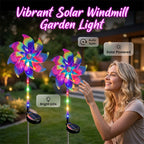 Solar-Windmühle Regenbogen mit LED-Beleuchtung -    Zorenza