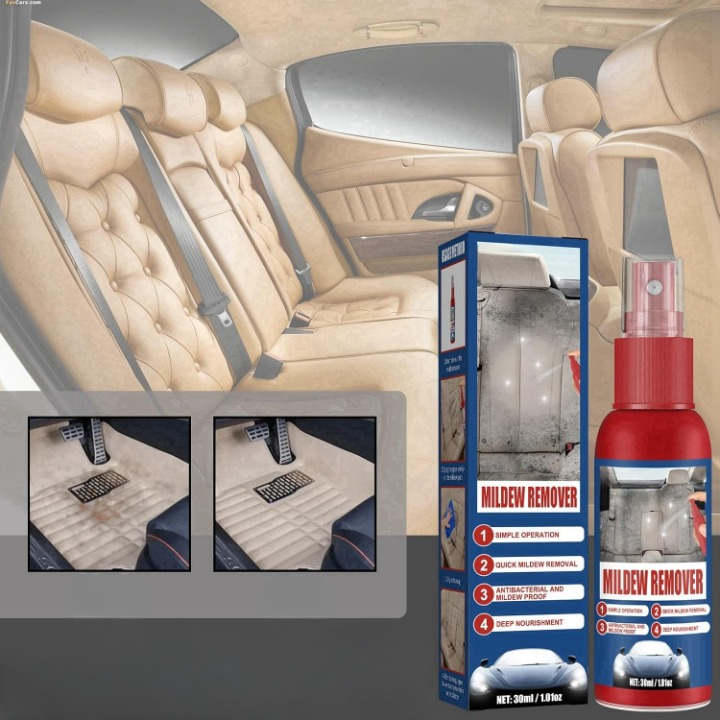 Auto-Schimmelentferner Spray 2er-Set – Für Leder, Stoff & Kunststoff -    Zorenza