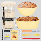 Sauerteig-Set mit Temperaturüberwachung und Silikon-Gärnester -    Zorenza
