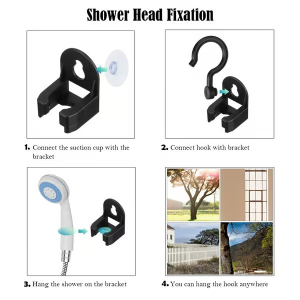 Campingdusche USB – Tragbare Outdoor-Dusche mit Akku -    Zorenza