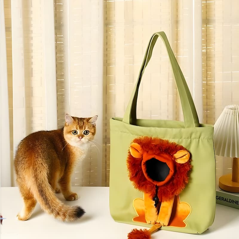 Haustiertasche mit Kopföffnung für Katzen und Hunde bis 7 kg -    Zorenza