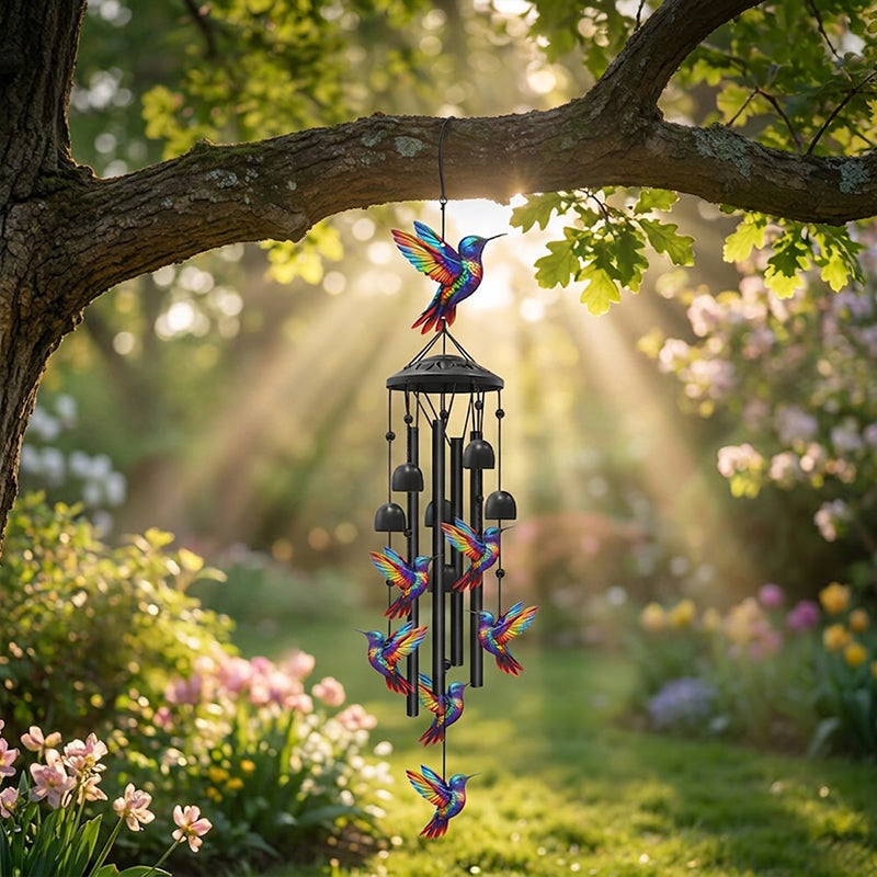 Windspiel Kolibri mit eloxierten Aluminiumröhren -    Zorenza