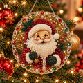 Diamond-Art Weihnachtsornament-Bastelset mit Strass und Perlen -    Zorenza