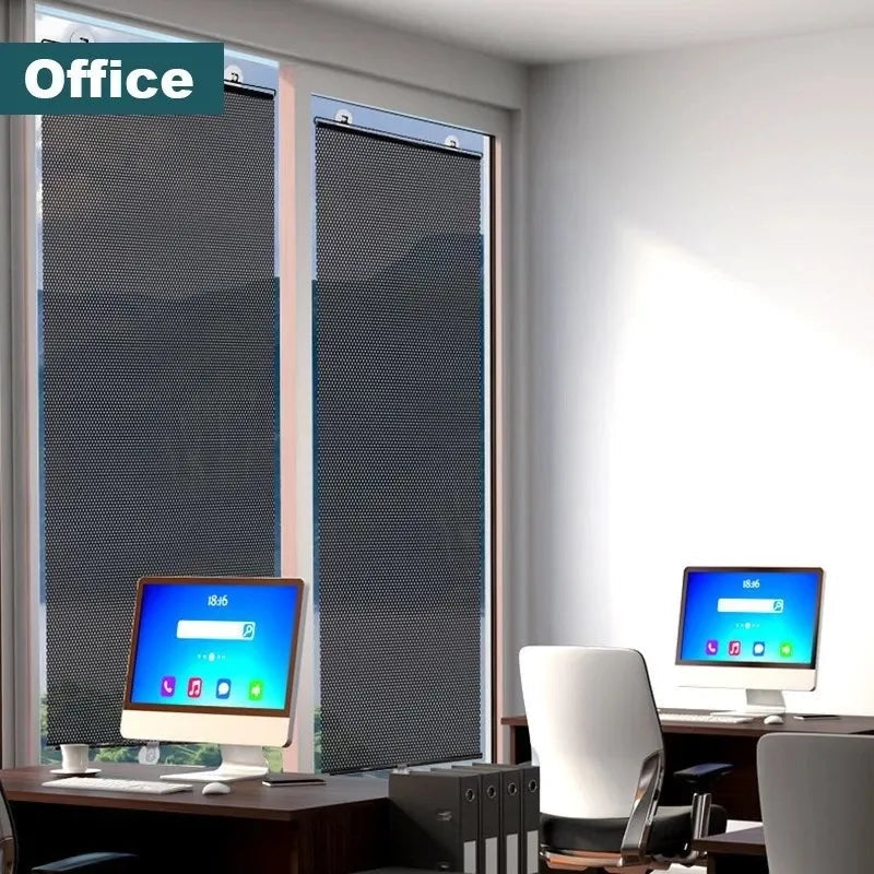 Fensterrollo mit UV-Schutz – selbsthaftend, ohne Bohren -    Zorenza