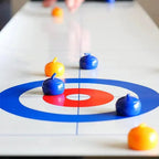 Curling Spiel für Zuhause – Authentisches Tisch-Curling-Erlebnis -    Zorenza