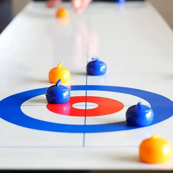 Curling Spiel für Zuhause – Authentisches Tisch-Curling-Erlebnis -    Zorenza