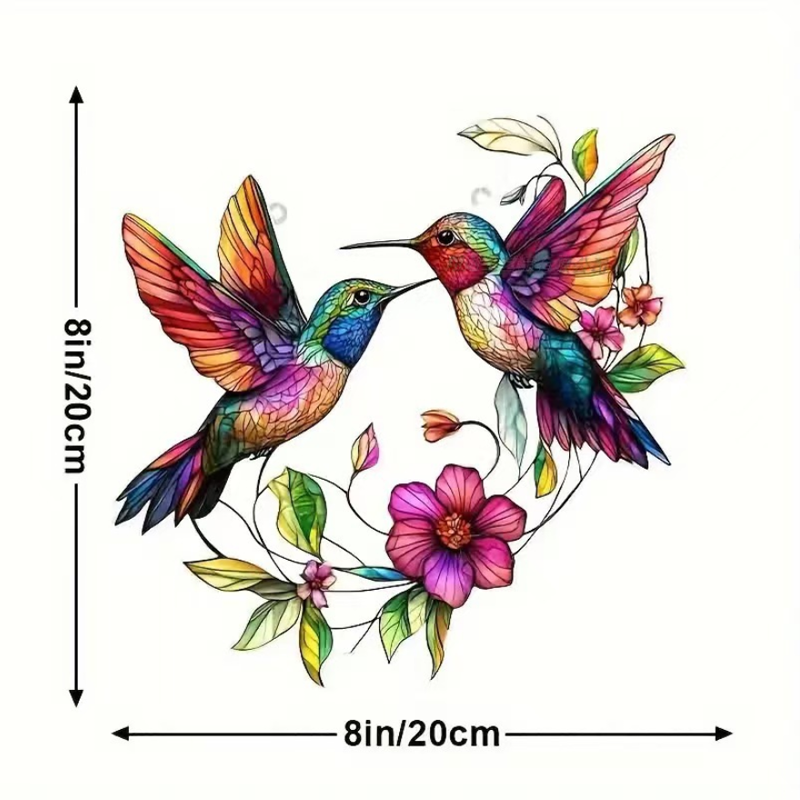Wanddeko Vögel Acryl – Bunte Naturkunst für lebendige Räume -    Zorenza