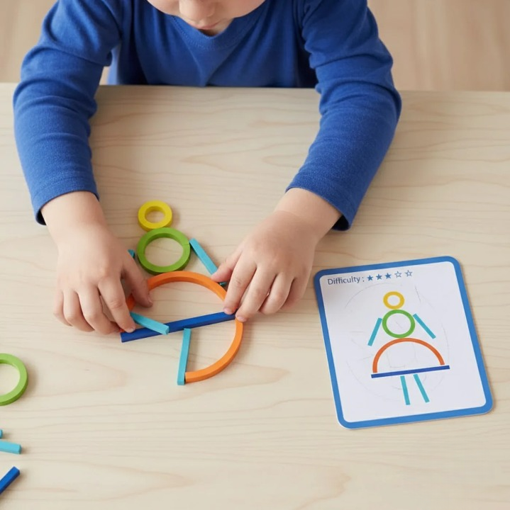 Holzpuzzle für Kinder – Konzentration und Logik spielerisch fördern Zorenza