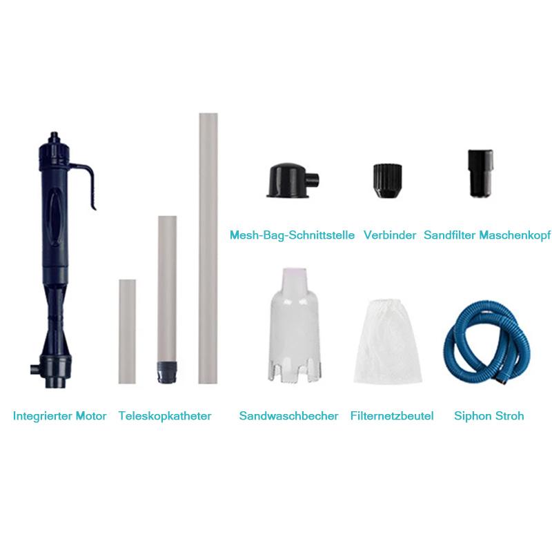 Aquarium Wasserwechsler automatisch mit Kies-Siphonpumpe -    Zorenza